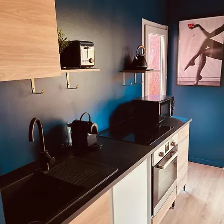 L'instant Suspendu-studio Jacuzzi Terrasse Plages Apartament