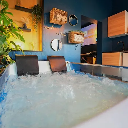 Daire L'instant Suspendu-studio Jacuzzi Terrasse Plages Saint-Aunes