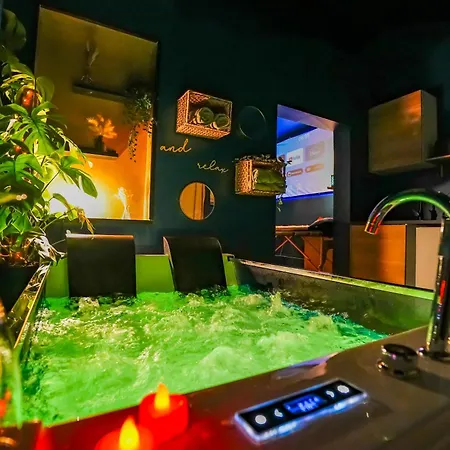 Daire L'instant Suspendu-studio Jacuzzi Terrasse Plages Saint-Aunes