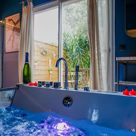 L'instant Suspendu-studio Jacuzzi Terrasse Plages