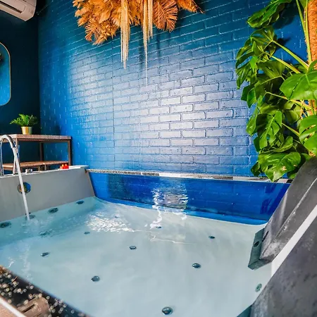 L'instant Suspendu-studio Jacuzzi Terrasse Plages Apartament