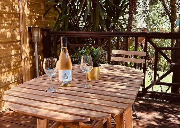 L'instant Suspendu-studio Jacuzzi Terrasse Plages Appartement Saint-Aunes