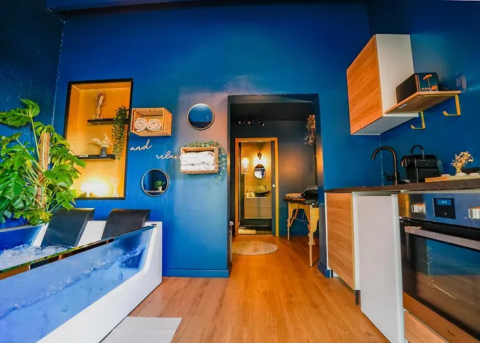L'instant Suspendu-studio Jacuzzi Terrasse Plages Appartement Saint-Aunes