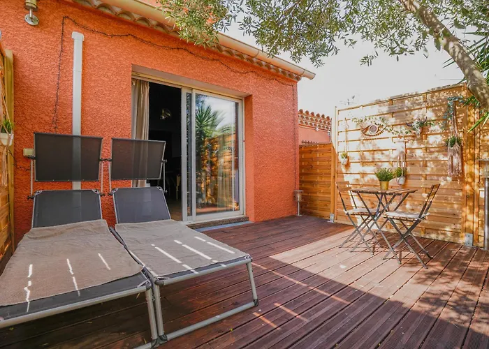 Appartement L'instant Suspendu-studio Jacuzzi Terrasse Plages *